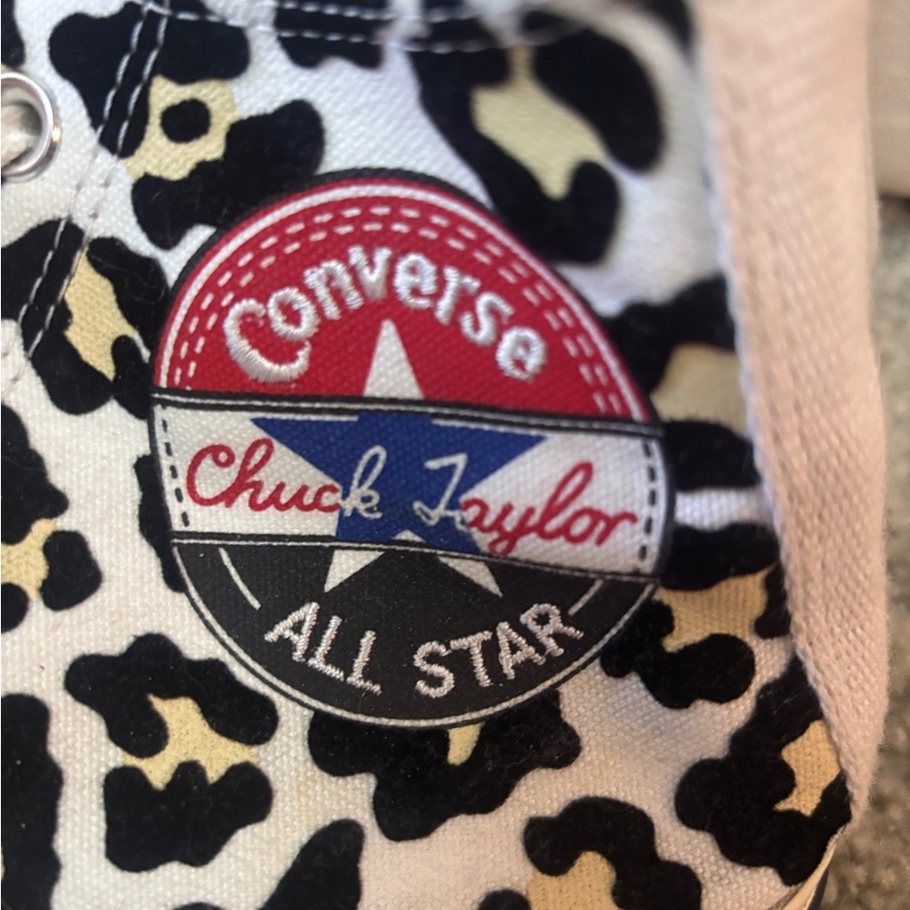 Leopard Print Converse - Picture 3 of 5